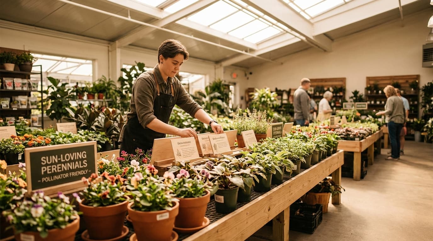 Spring has arrived, and you're preparing the annuals section